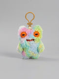 Rainbow "Muncher" | Hand-Dyed Tie-Dye Monster Keychain | One-of-a-Kind Emotional Support Gift