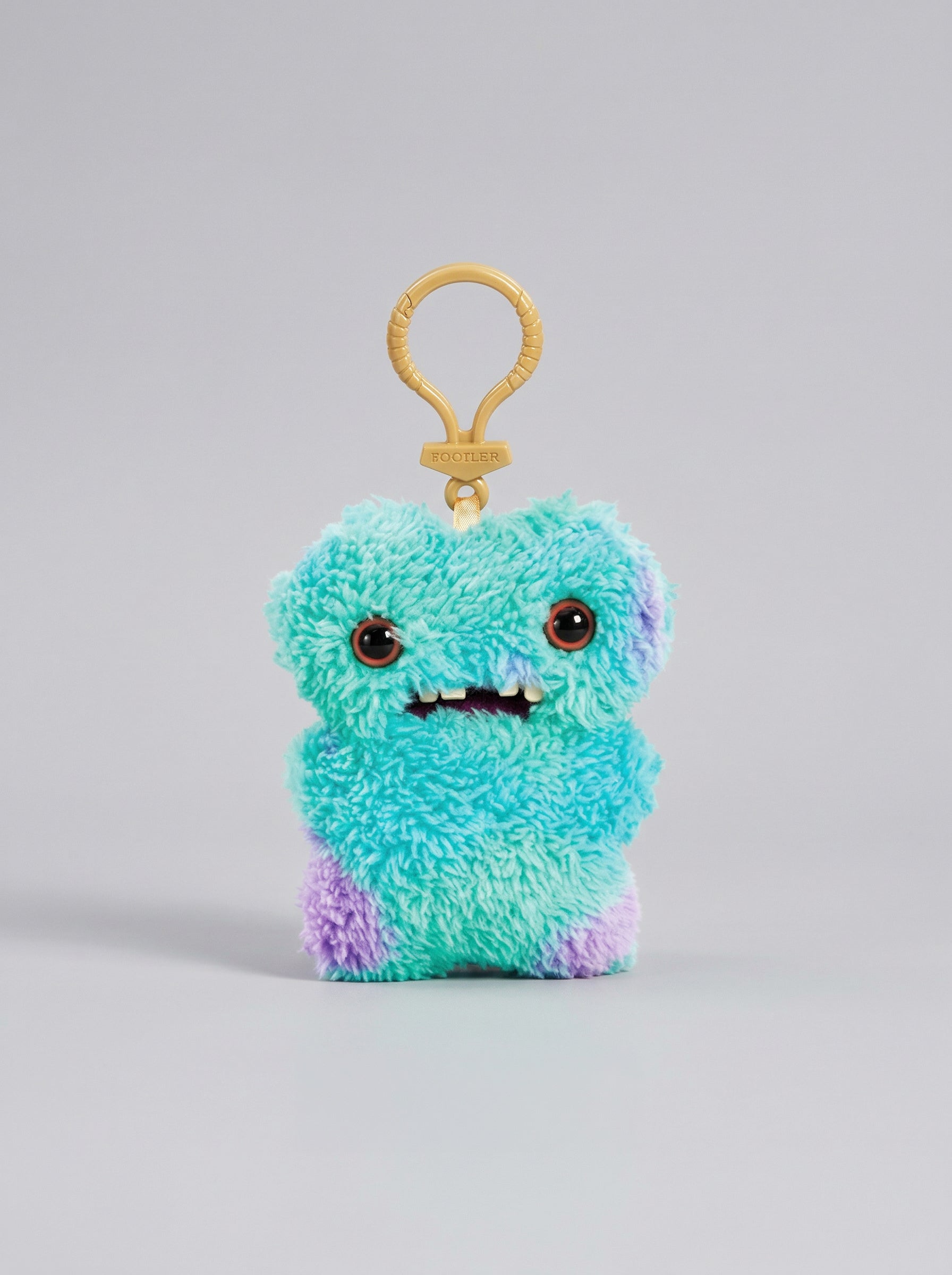 Blue Snaggle-Tooth Monster | Tactile Stress-Relief Bag Charm & Desk Companion